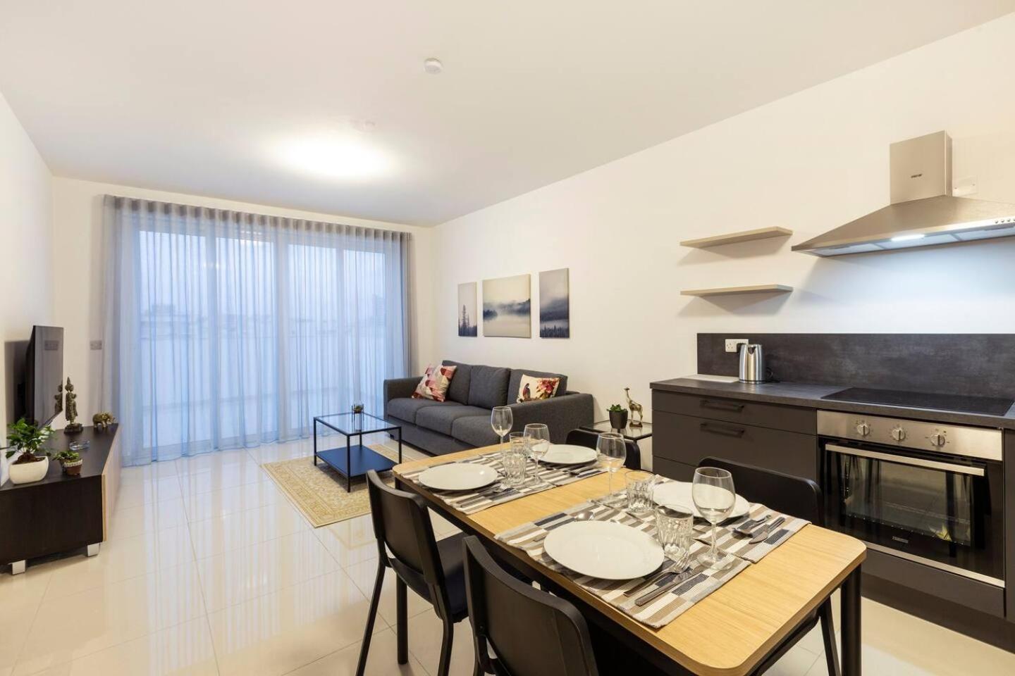 Beautiful Central Penthouse 1Br Ta Xbiex Ngoại thất bức ảnh